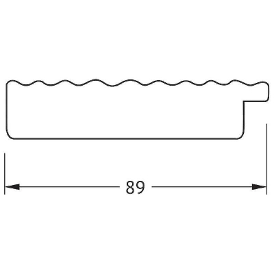 Зеркало Evoform Definite 160х80 BY 3910 в багетной раме - Красная волна 89