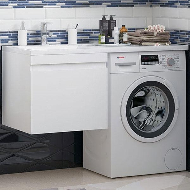 Тумба под раковину Corozo Альтаир 120 SD-00000501 подвесная Белая, купить, цена, заказать, магазин, доставка, скидка, промокод, купить, цена, заказать, магазин, доставка, скидка, промокод