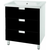 Тумба под раковину Bellezza Пегас 70 4630411140048 Черная, купить, цена, заказать, магазин, доставка, скидка, промокод, купить, цена, заказать, магазин, доставка, скидка, промокод