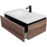 Тумба под раковину Cezares Slider 80 SLIDER-800-1C-SO-NA-P подвесная Орех дымчатый, купить, цена, заказать, магазин, доставка, скидка, промокод, купить, цена, заказать, магазин, доставка, скидка, промокод