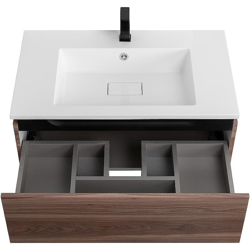 Тумба под раковину Cezares Slider 80 SLIDER-800-1C-SO-NA-P подвесная Орех дымчатый, купить, цена, заказать, магазин, доставка, скидка, промокод, купить, цена, заказать, магазин, доставка, скидка, промокод