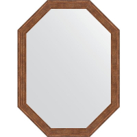 Зеркало Evoform Octagon 59x79 BY 7015 в багетной раме - Сухой тростник 51, купить, цена, заказать, магазин, доставка, скидка, промокод, купить, цена, заказать, магазин, доставка, скидка, промокод