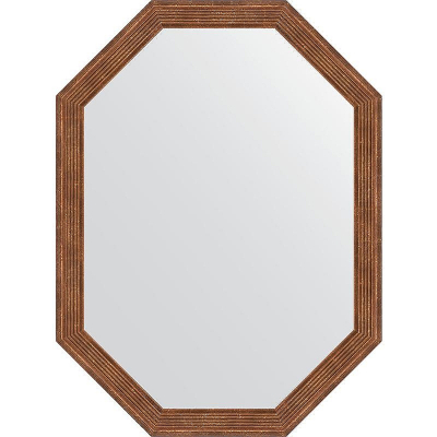 Зеркало Evoform Octagon 59x79 BY 7015 в багетной раме - Сухой тростник 51
