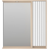 Зеркало со шкафом Brevita Balaton 75 R BAL-04075-03-01П с подсветкой Белое матовое Бежевое матовое, купить, цена, заказать, магазин, доставка, скидка, промокод, купить, цена, заказать, магазин, доставка, скидка, промокод