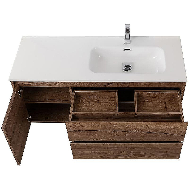 Тумба под раковину BelBagno Kraft 120 R KRAFT-1200-2C-1A-SO-RT-R подвесная Rovere Tabacco, купить, цена, заказать, магазин, доставка, скидка, промокод, купить, цена, заказать, магазин, доставка, скидка, промокод