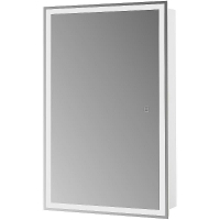 Зеркальный шкаф BelBagno 50 SPC-GRT-500/800-1A-LED-TCH с подсветкой Белый, купить, цена, заказать, магазин, доставка, скидка, промокод, купить, цена, заказать, магазин, доставка, скидка, промокод