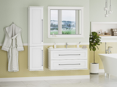 Зеркало Misty Марта 100 П-Мрт02100-011 Белое