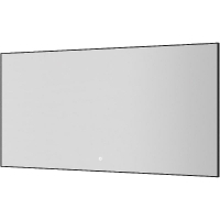 Зеркало Boheme Modern 140x70 543-140-B с подсветкой Черное с сенсорным выключателем и подогревом, купить, цена, заказать, магазин, доставка, скидка, промокод, купить, цена, заказать, магазин, доставка, скидка, промокод