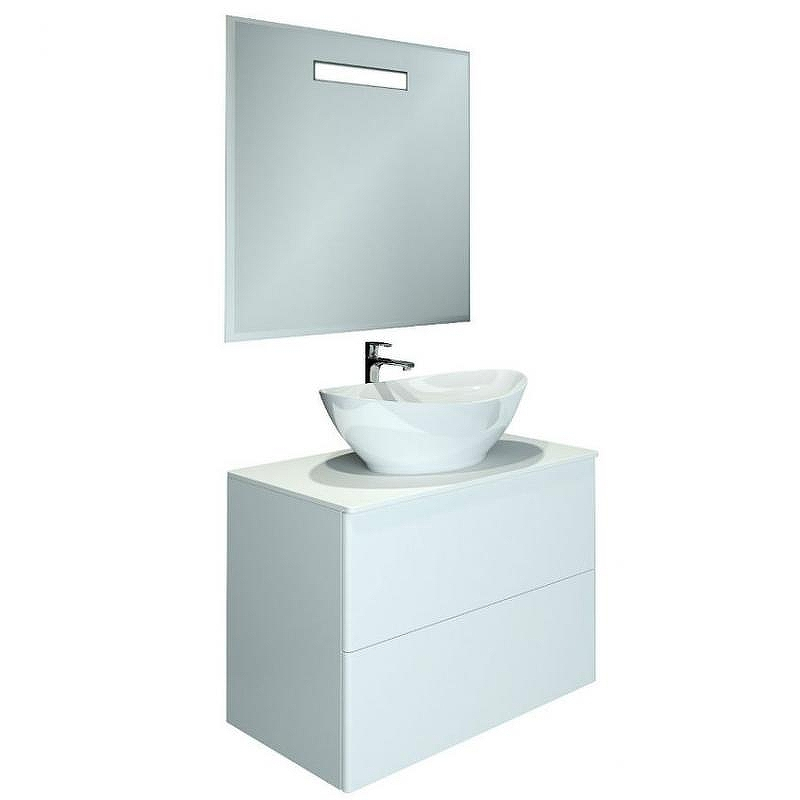 Тумба с раковиной Orange Otto 75 Ot-75TuSTONE+G56 Белая, купить, цена, заказать, магазин, доставка, скидка, промокод, купить, цена, заказать, магазин, доставка, скидка, промокод