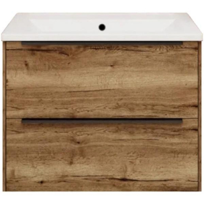 Тумба под раковину La Fenice Tesoro 80 FNC-01-TES-DGT-80-2 подвесная Дуб галифакс табак