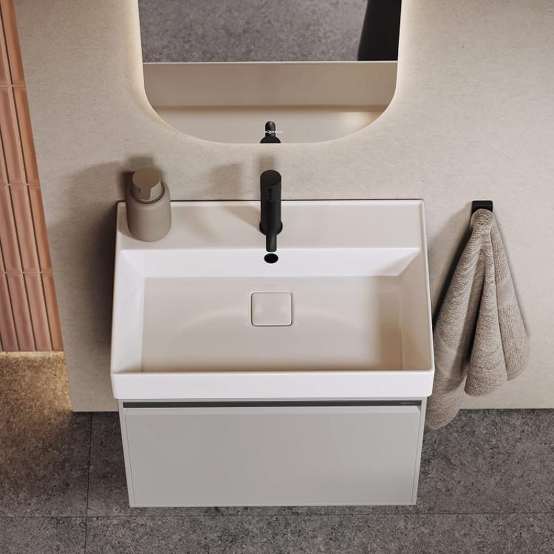 Тумба под раковину Aqwella Pure 80 PUR0108ST подвесная Серый туман, купить, цена, заказать, магазин, доставка, скидка, промокод, купить, цена, заказать, магазин, доставка, скидка, промокод