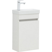 Тумба с раковиной Aquanet Вега 40 332180 подвесная Белый глянец, купить, цена, заказать, магазин, доставка, скидка, промокод, купить, цена, заказать, магазин, доставка, скидка, промокод