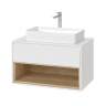 Тумба под раковину Excellent Tuto 80 MLEX.0102.800.WHBL подвесная Белый Дуб, купить, цена, заказать, магазин, доставка, скидка, промокод, купить, цена, заказать, магазин, доставка, скидка, промокод