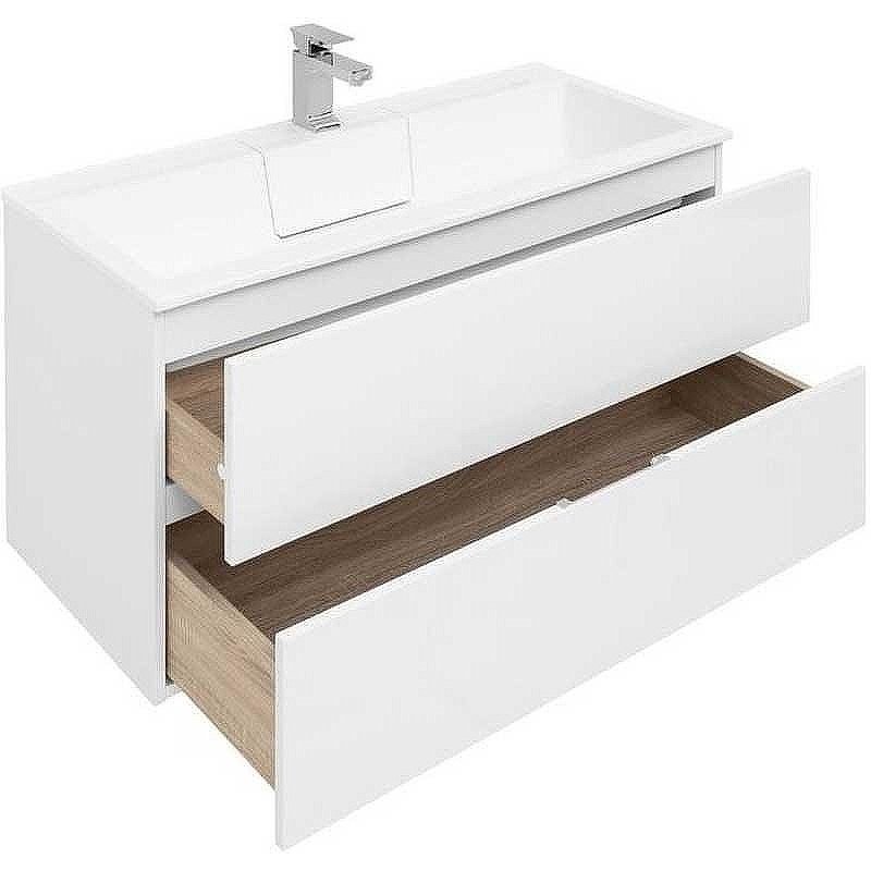 Тумба под раковину Aquanet Алвита 100 235341 подвесная Белая, купить, цена, заказать, магазин, доставка, скидка, промокод, купить, цена, заказать, магазин, доставка, скидка, промокод