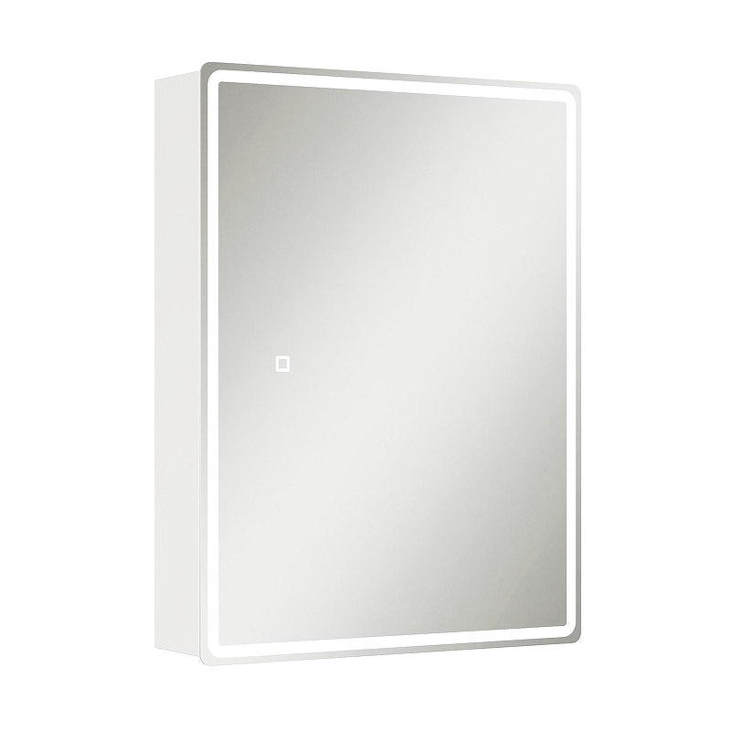Зеркальный шкаф Onika Орби 60 206087 с подсветкой цвет Белый, купить, цена, заказать, магазин, доставка, скидка, промокод, купить, цена, заказать, магазин, доставка, скидка, промокод