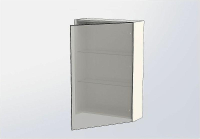 Зеркальный шкаф Aquanet Йорк 60 R 202087 Белый