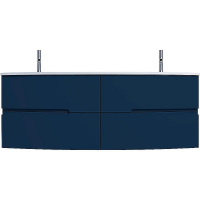 Тумба под раковину Jacob Delafon Nona 140 EB1891RU-G98 подвесная Темно-синяя, купить, цена, заказать, магазин, доставка, скидка, промокод, купить, цена, заказать, магазин, доставка, скидка, промокод