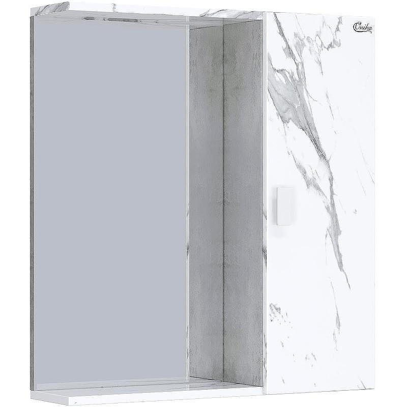 Зеркало со шкафом Onika Марбл 65.00 У 206545 Мрамор Камень бетонный, купить, цена, заказать, магазин, доставка, скидка, промокод, купить, цена, заказать, магазин, доставка, скидка, промокод