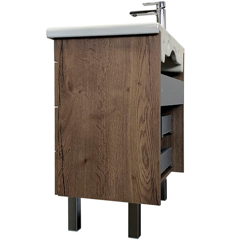 Тумба с раковиной Comforty Никосия 70H 00-00008854 Дуб темный, купить, цена, заказать, магазин, доставка, скидка, промокод, купить, цена, заказать, магазин, доставка, скидка, промокод