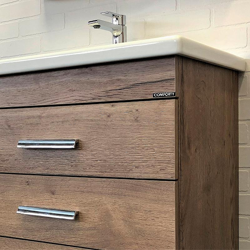Тумба с раковиной Comforty Никосия 70H 00-00008854 Дуб темный, купить, цена, заказать, магазин, доставка, скидка, промокод, купить, цена, заказать, магазин, доставка, скидка, промокод
