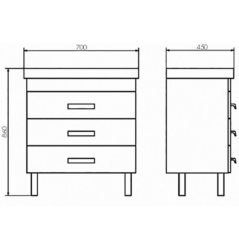 Тумба с раковиной Comforty Никосия 70H 00-00008854 Дуб темный, купить, цена, заказать, магазин, доставка, скидка, промокод, купить, цена, заказать, магазин, доставка, скидка, промокод