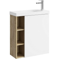 Корпус тумбы под раковину Aqwella Alba 60 R ALB0106RDD подвесной Дуб Давос, купить, цена, заказать, магазин, доставка, скидка, промокод, купить, цена, заказать, магазин, доставка, скидка, промокод