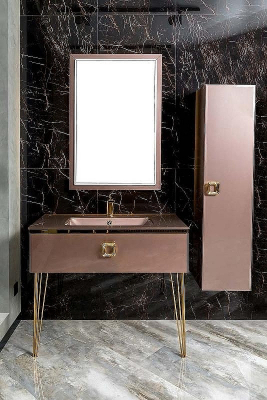 Зеркало Boheme Armadi Art Lucido 70 567-PU с подсветкой Лиловый