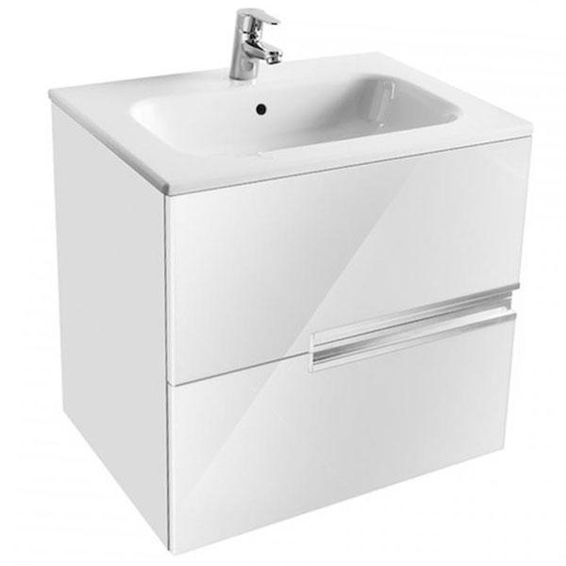 Тумба под раковину Roca Victoria Nord Ice Edition 60 ZRU9302730 подвесная Белая, купить, цена, заказать, магазин, доставка, скидка, промокод, купить, цена, заказать, магазин, доставка, скидка, промокод