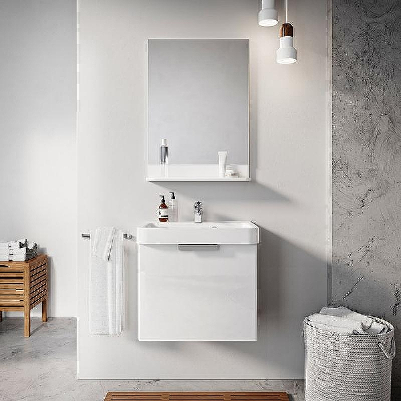 Тумба под раковину Ravak Be Happy II 53 X000001097 подвесная Белая, купить, цена, заказать, магазин, доставка, скидка, промокод, купить, цена, заказать, магазин, доставка, скидка, промокод