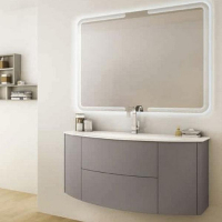 Тумба под раковину Cezares Eden 121 54417 подвесная Grigio talpa opaco, купить, цена, заказать, магазин, доставка, скидка, промокод, купить, цена, заказать, магазин, доставка, скидка, промокод