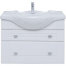 Тумба под раковину Aquanet Рондо 85 304289 подвесная Белый глянец, купить, цена, заказать, магазин, доставка, скидка, промокод, купить, цена, заказать, магазин, доставка, скидка, промокод