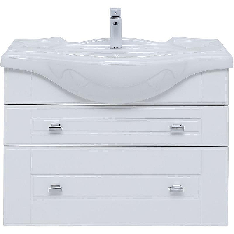 Тумба под раковину Aquanet Рондо 85 304289 подвесная Белый глянец, купить, цена, заказать, магазин, доставка, скидка, промокод, купить, цена, заказать, магазин, доставка, скидка, промокод