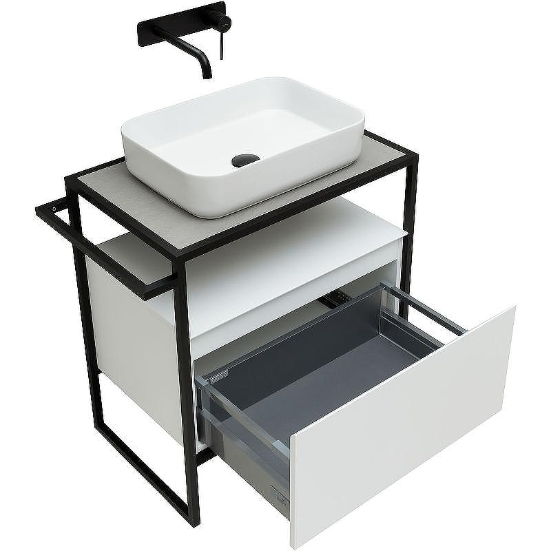 Тумба под раковину Allen Brau Priority 70 1.31001.WM Белая матовая, купить, цена, заказать, магазин, доставка, скидка, промокод, купить, цена, заказать, магазин, доставка, скидка, промокод