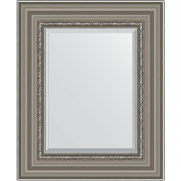 Зеркало Evoform Exclusive 56х46 BY 1369 с фацетом в багетной раме - Римское серебро 88, купить, цена, заказать, магазин, доставка, скидка, промокод, купить, цена, заказать, магазин, доставка, скидка, промокод