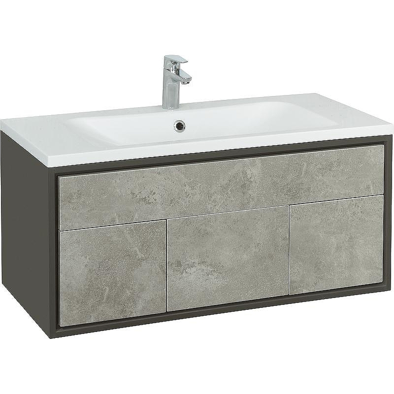 Тумба под раковину Aquaton Уэльс 80 1A267901WA6A0 подвесная Авеллино грей Антрацит, купить, цена, заказать, магазин, доставка, скидка, промокод, купить, цена, заказать, магазин, доставка, скидка, промокод