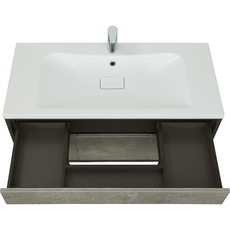 Тумба под раковину Aquaton Уэльс 80 1A267901WA6A0 подвесная Авеллино грей Антрацит, купить, цена, заказать, магазин, доставка, скидка, промокод, купить, цена, заказать, магазин, доставка, скидка, промокод