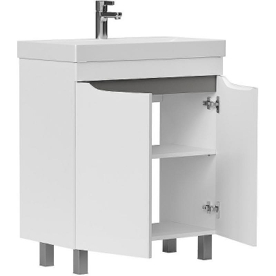 Тумба под раковину Volna Lake 70.2D tnLAKE70.2D-01 Белая