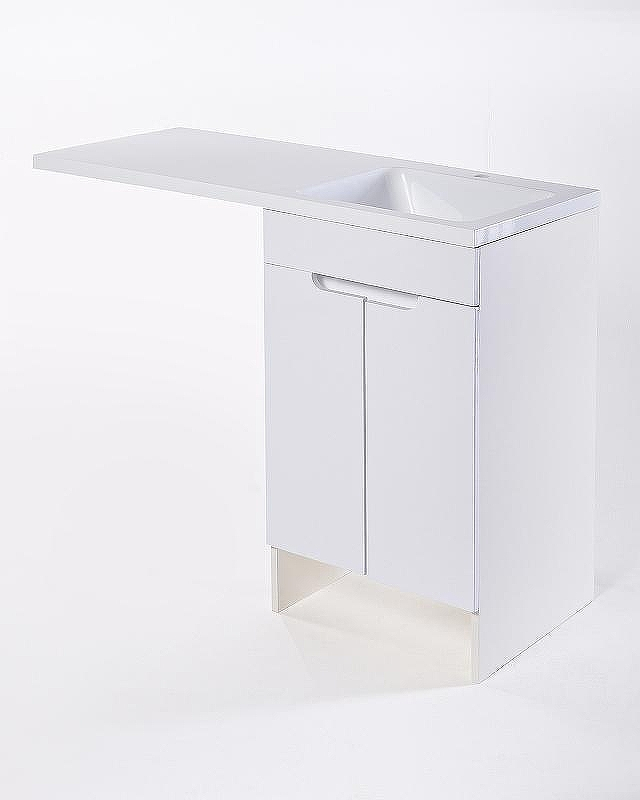 Тумба с раковиной Orange Sistema 110 R STD-110TUW+RAR Белая, купить, цена, заказать, магазин, доставка, скидка, промокод, купить, цена, заказать, магазин, доставка, скидка, промокод