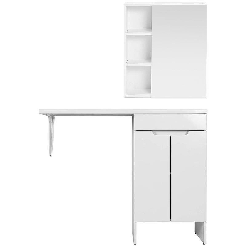 Тумба с раковиной Orange Sistema 110 R STD-110TUW+RAR Белая, купить, цена, заказать, магазин, доставка, скидка, промокод, купить, цена, заказать, магазин, доставка, скидка, промокод