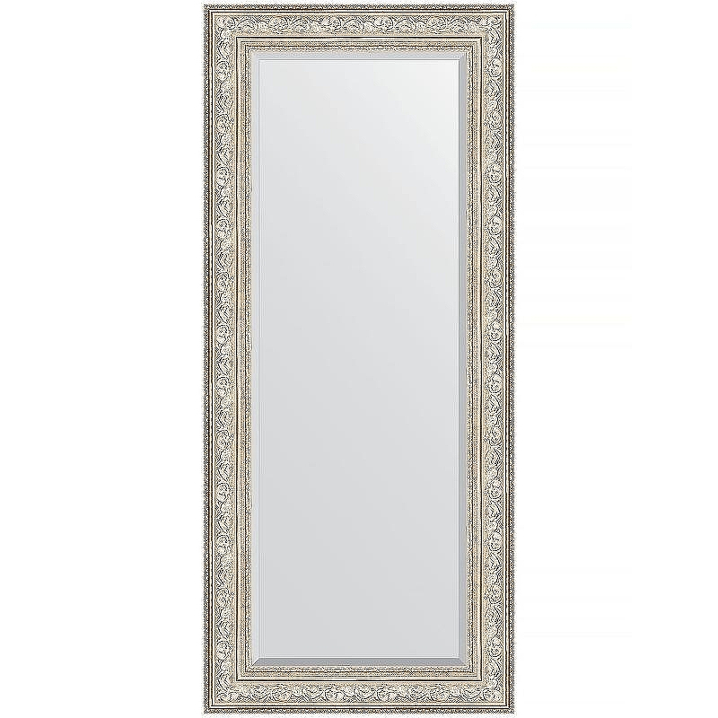 Зеркало Evoform Exclusive 160х70 BY 3582 с фацетом в багетной раме - Виньетка серебро 109, купить, цена, заказать, магазин, доставка, скидка, промокод, купить, цена, заказать, магазин, доставка, скидка, промокод