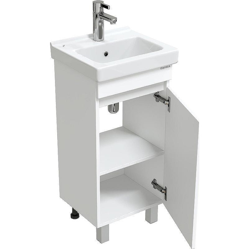 Тумба под раковину Onika Милтон Квадро 40 104009 Белая, купить, цена, заказать, магазин, доставка, скидка, промокод, купить, цена, заказать, магазин, доставка, скидка, промокод