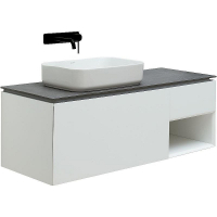 Тумба под раковину Allen Brau Infinity 120 L 1.21006.WM подвесная Белая матовая, купить, цена, заказать, магазин, доставка, скидка, промокод, купить, цена, заказать, магазин, доставка, скидка, промокод