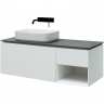 Тумба под раковину Allen Brau Infinity 120 L 1.21006.WM подвесная Белая матовая, купить, цена, заказать, магазин, доставка, скидка, промокод, купить, цена, заказать, магазин, доставка, скидка, промокод