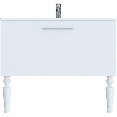 Тумба с раковиной SanVit Эмми 80 kemmy080 Белая матовая