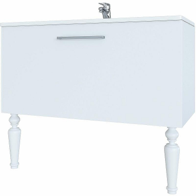 Тумба с раковиной SanVit Эмми 80 kemmy080 Белая матовая