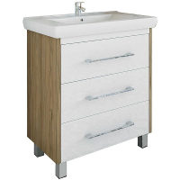 Тумба под раковину Sanflor Ларго 80 С0002112 Белая Швейцарский вяз, купить, цена, заказать, магазин, доставка, скидка, промокод, купить, цена, заказать, магазин, доставка, скидка, промокод