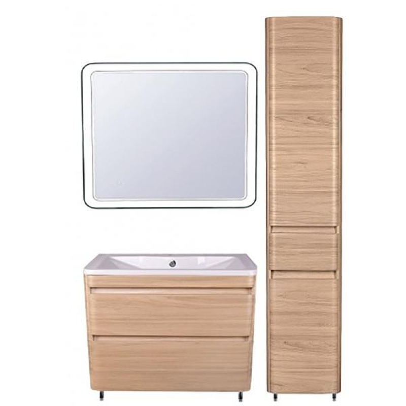 Тумба под раковину Style Line Атлантика Люкс Plus 90 СС-00002218 Ясень перламутр, купить, цена, заказать, магазин, доставка, скидка, промокод, купить, цена, заказать, магазин, доставка, скидка, промокод