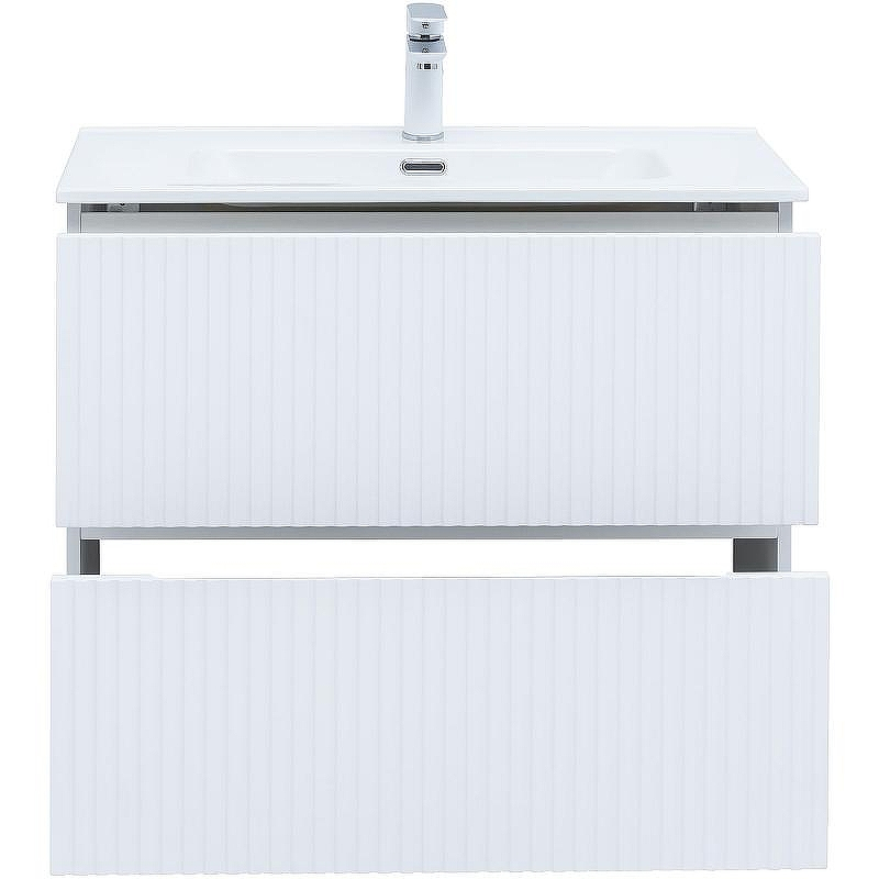 Тумба под раковину Aquanet Джейн 80 313286 подвесная Белая матовая, купить, цена, заказать, магазин, доставка, скидка, промокод, купить, цена, заказать, магазин, доставка, скидка, промокод