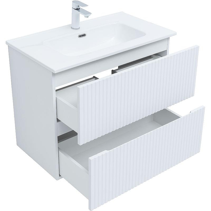 Тумба под раковину Aquanet Джейн 80 313286 подвесная Белая матовая, купить, цена, заказать, магазин, доставка, скидка, промокод, купить, цена, заказать, магазин, доставка, скидка, промокод