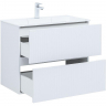 Тумба под раковину Aquanet Джейн 80 313286 подвесная Белая матовая, купить, цена, заказать, магазин, доставка, скидка, промокод, купить, цена, заказать, магазин, доставка, скидка, промокод